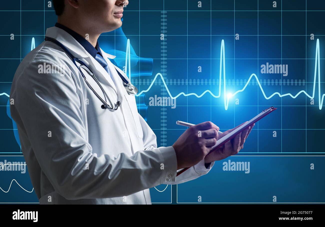Computer medical records screen hi-res stock photography and images - Alamy