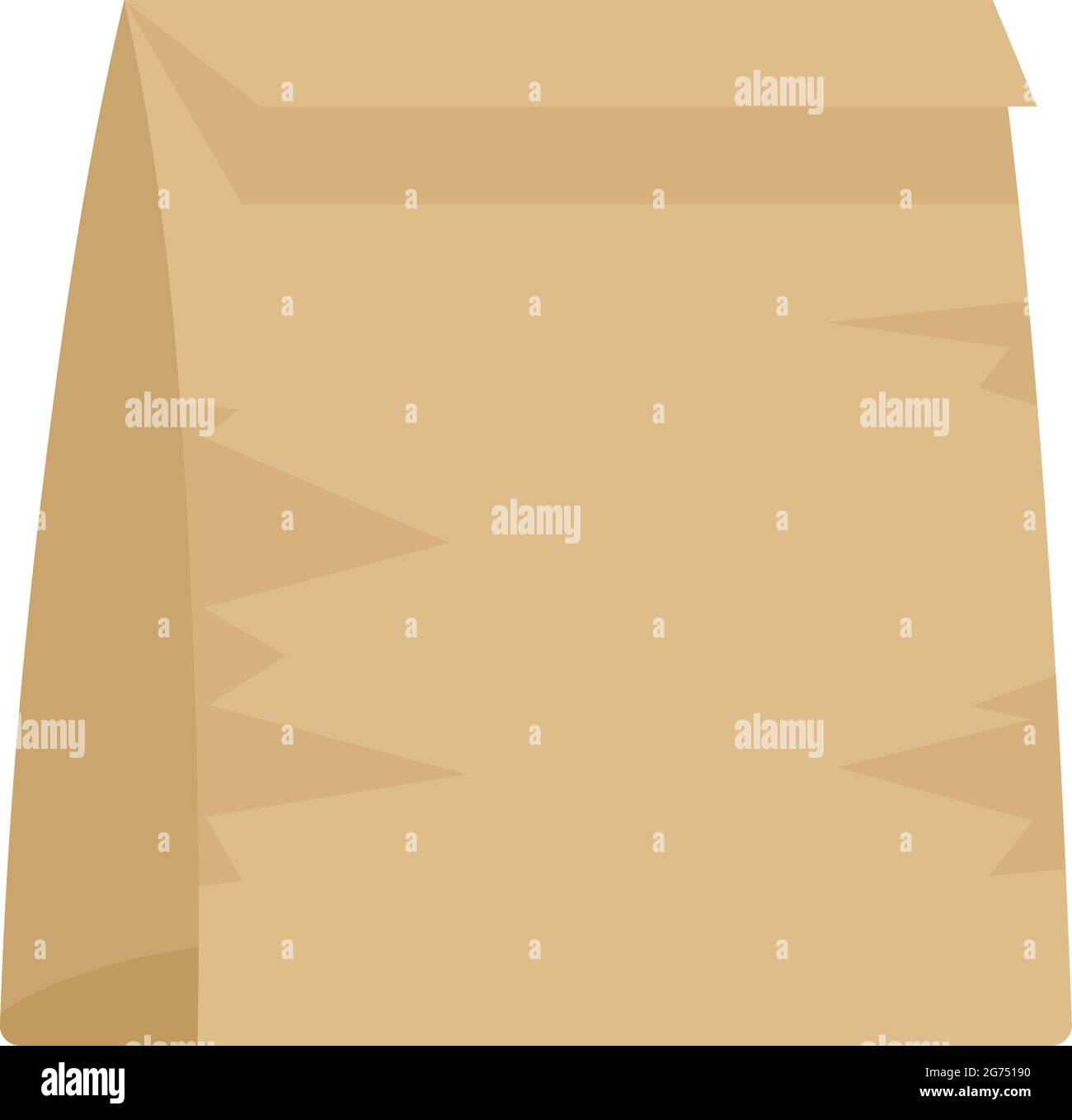 Used lunch bag icon flat isolated vector Stock Vector Image & Art Alamy