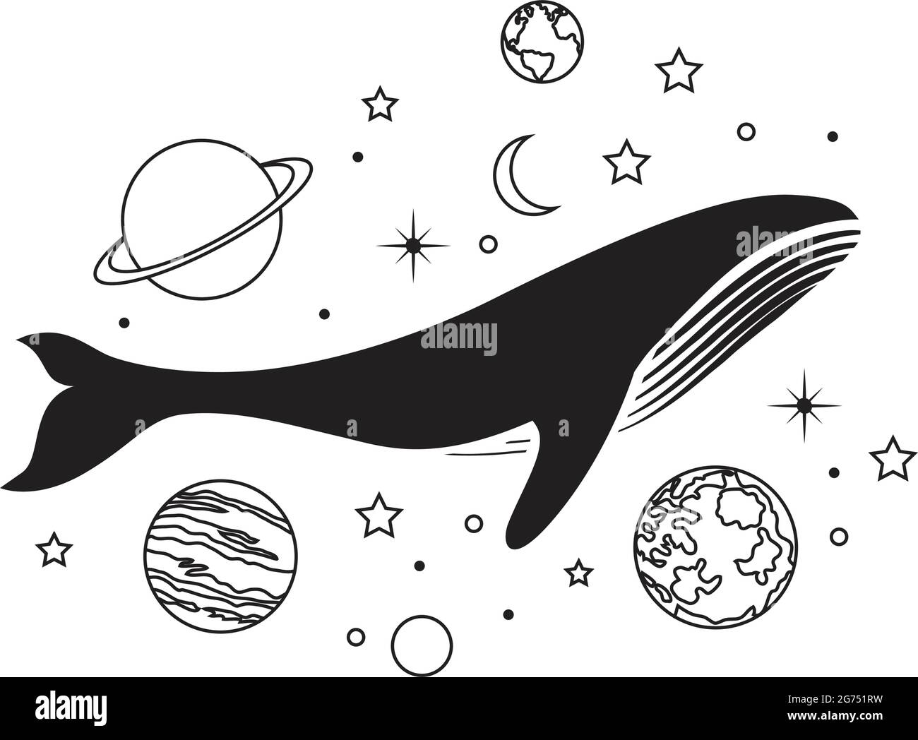 abstract humpback whale Stock Vector Image & Art - Alamy