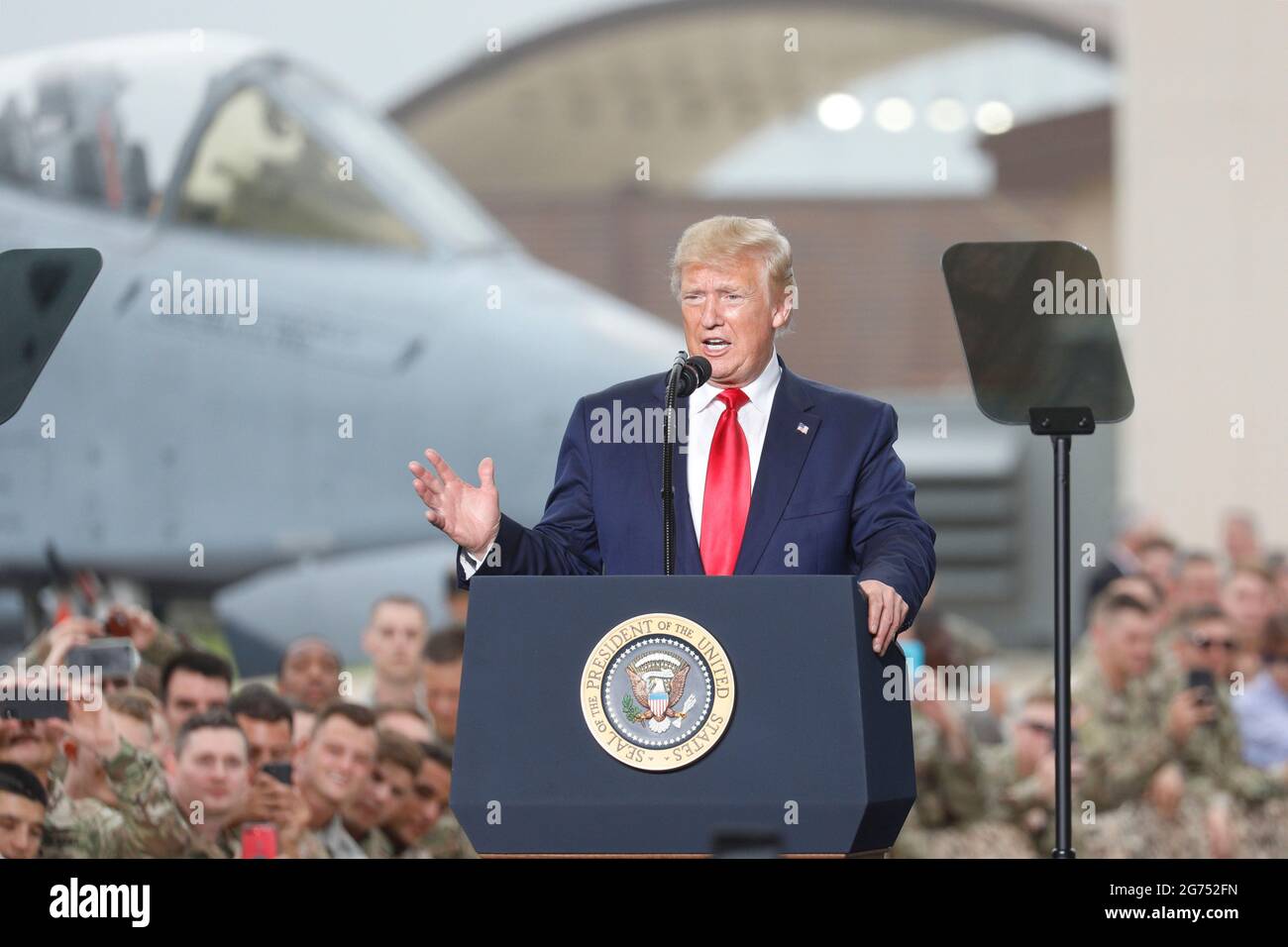 June 30, 2019Osan, South KoreaUS President Donald Trump speech