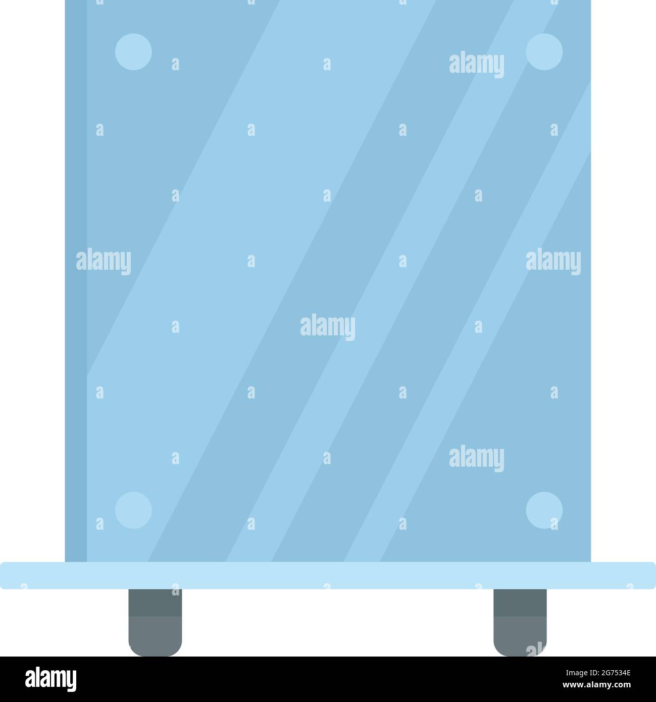 Dressing room mirror icon flat isolated vector Stock Vector Image & Art