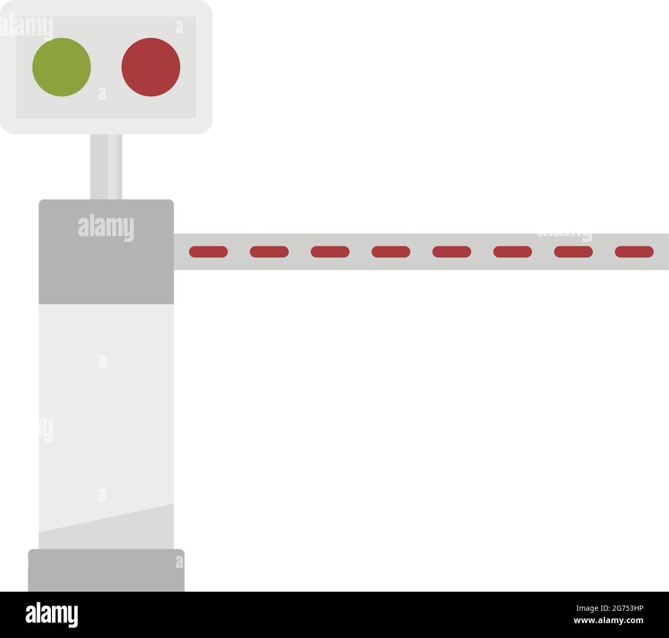 Traffic lights toll road icon flat isolated vector Stock Vector Image ...