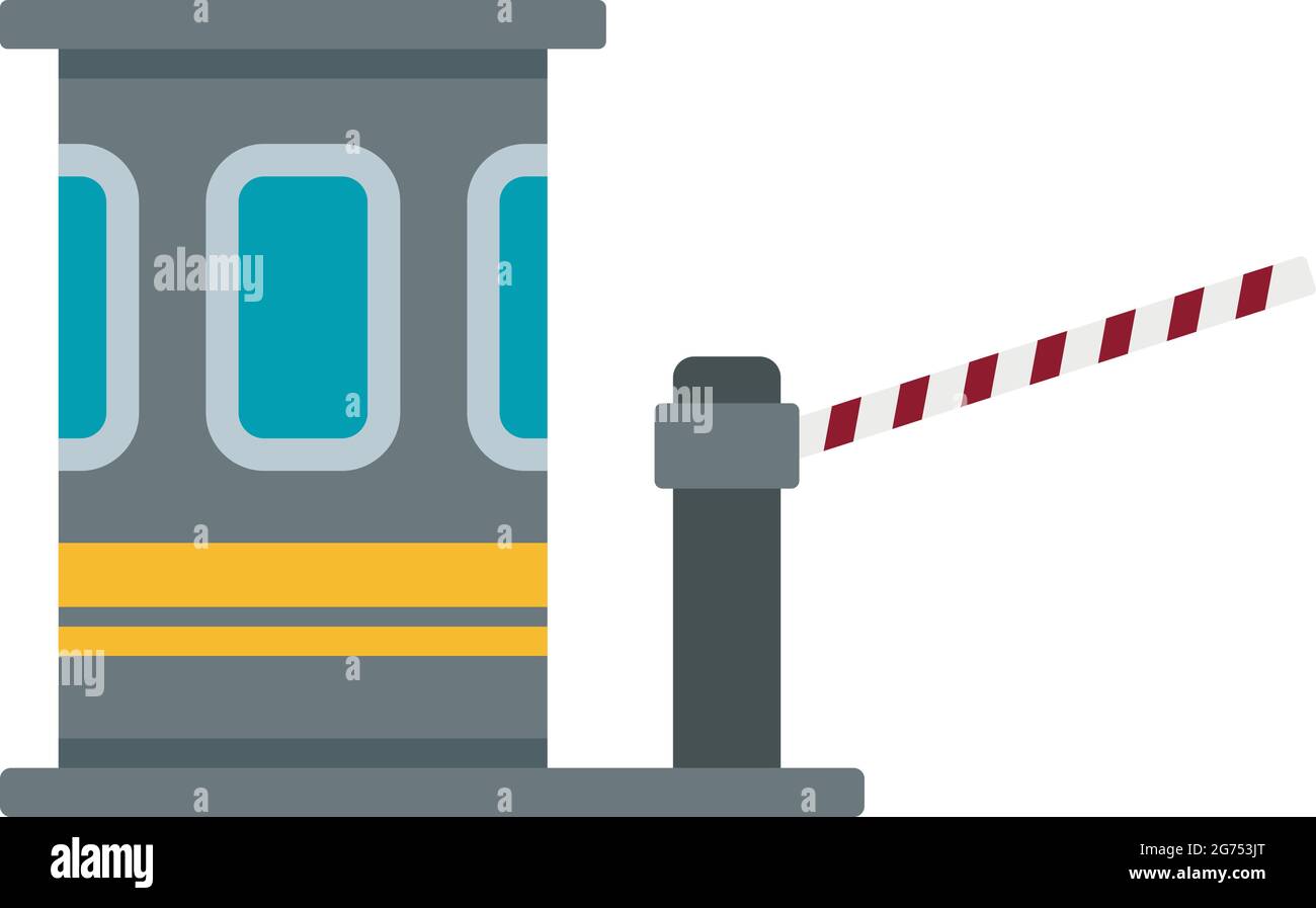 Speedway toll road icon flat isolated vector Stock Vector Image & Art ...