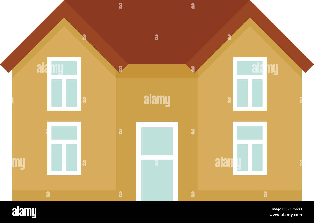 Roof cottage icon flat isolated vector Stock Vector Image & Art - Alamy