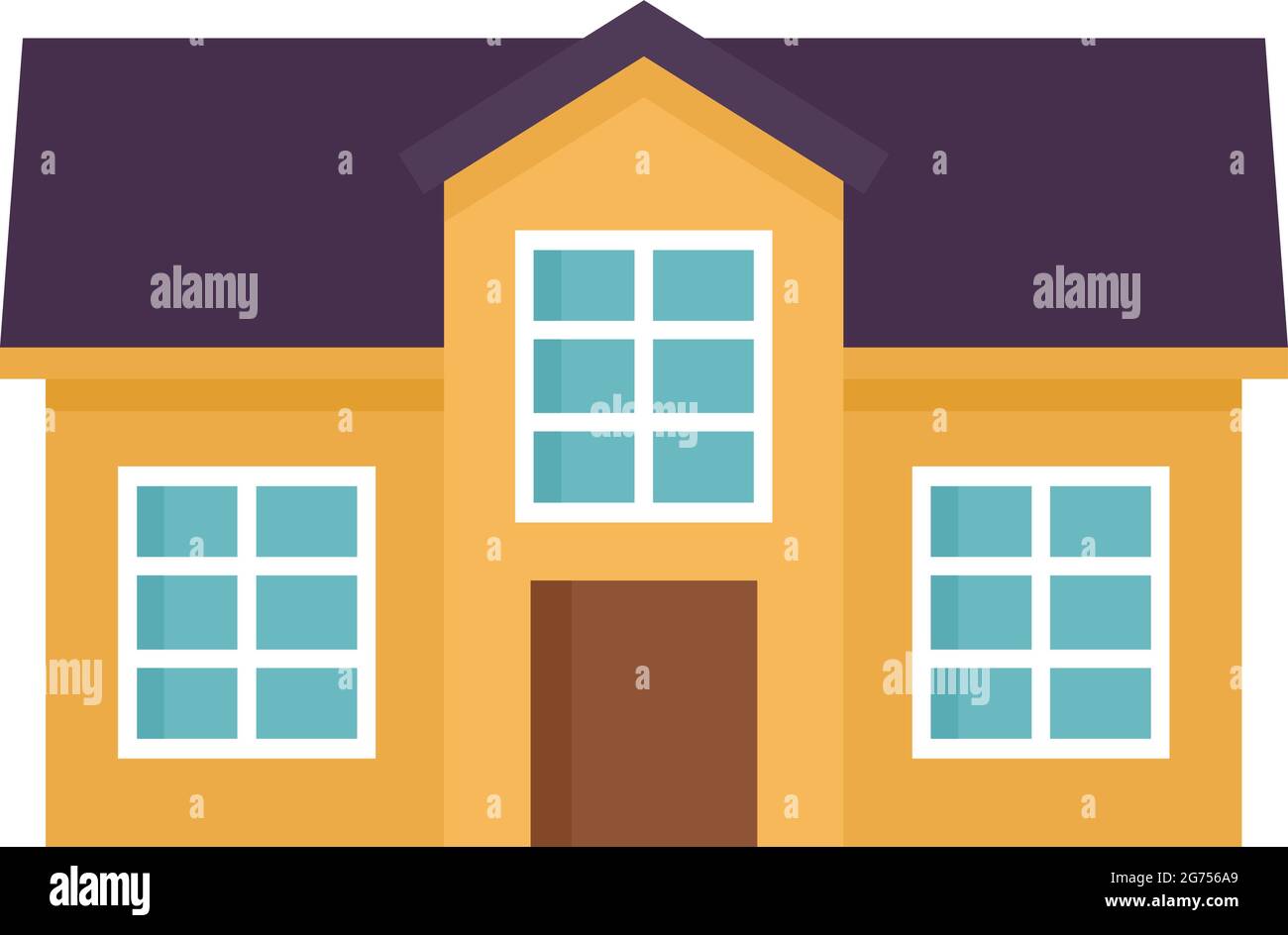 Window cottage icon flat isolated vector Stock Vector Image & Art - Alamy