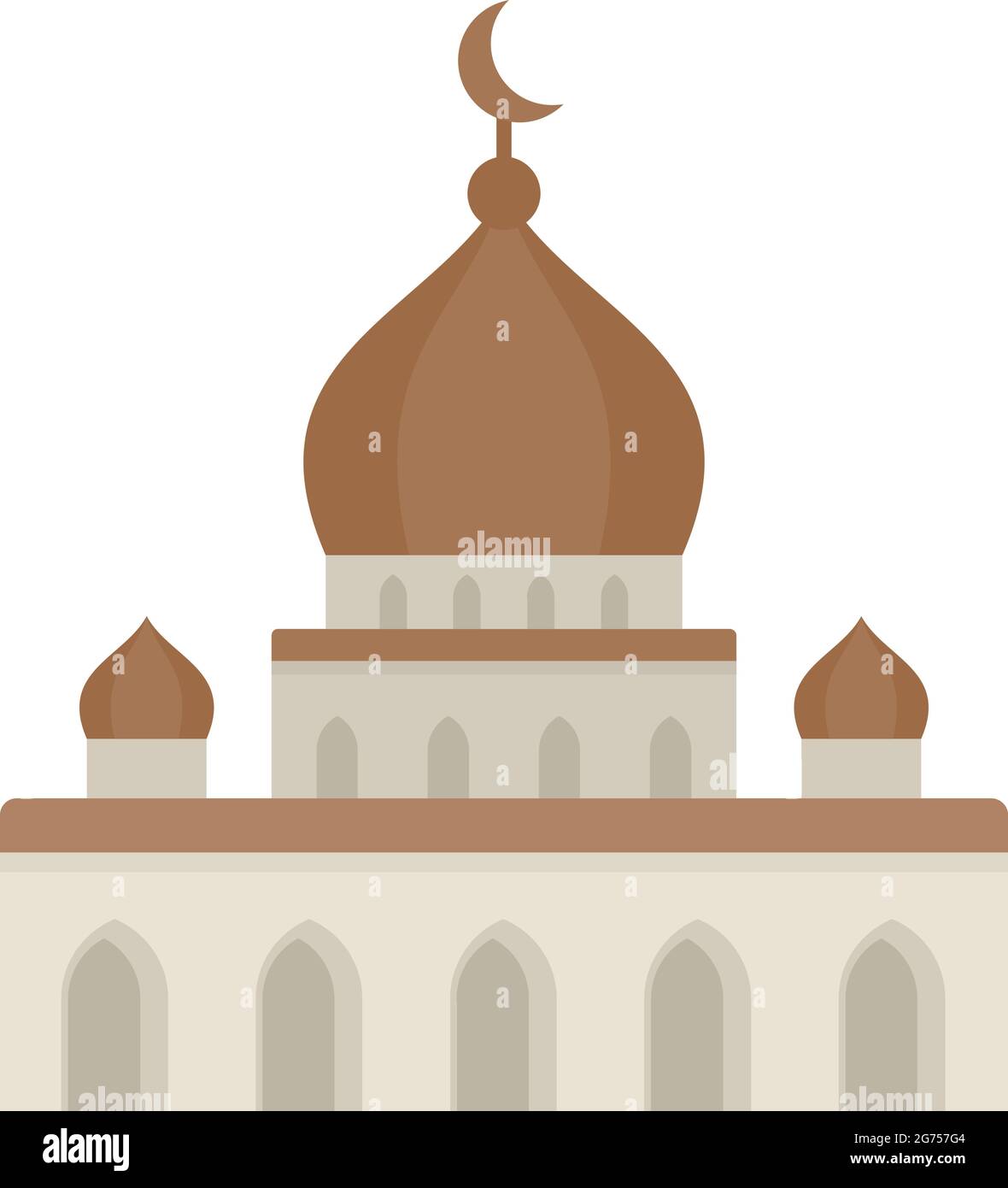Islam mosque icon flat isolated vector Stock Vector Image & Art - Alamy