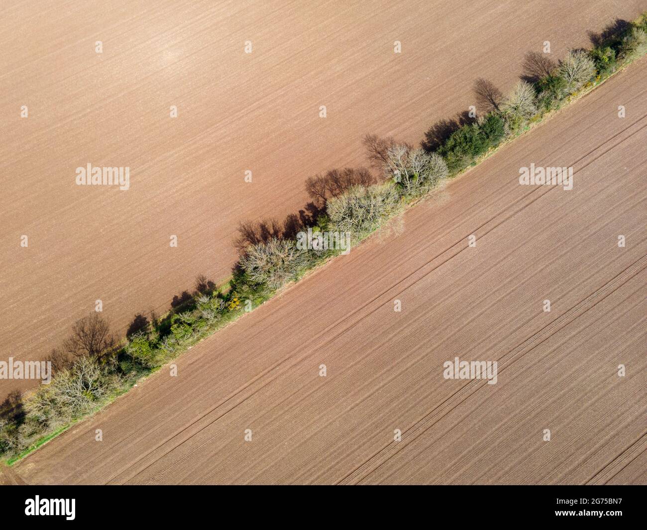 Drone Wexford countryside Stock Photo Alamy