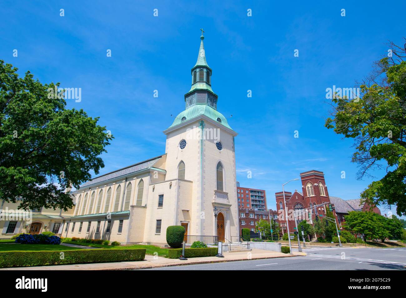 Trinity Lutheran Church at 73 Lancaster Street in historic downtown of