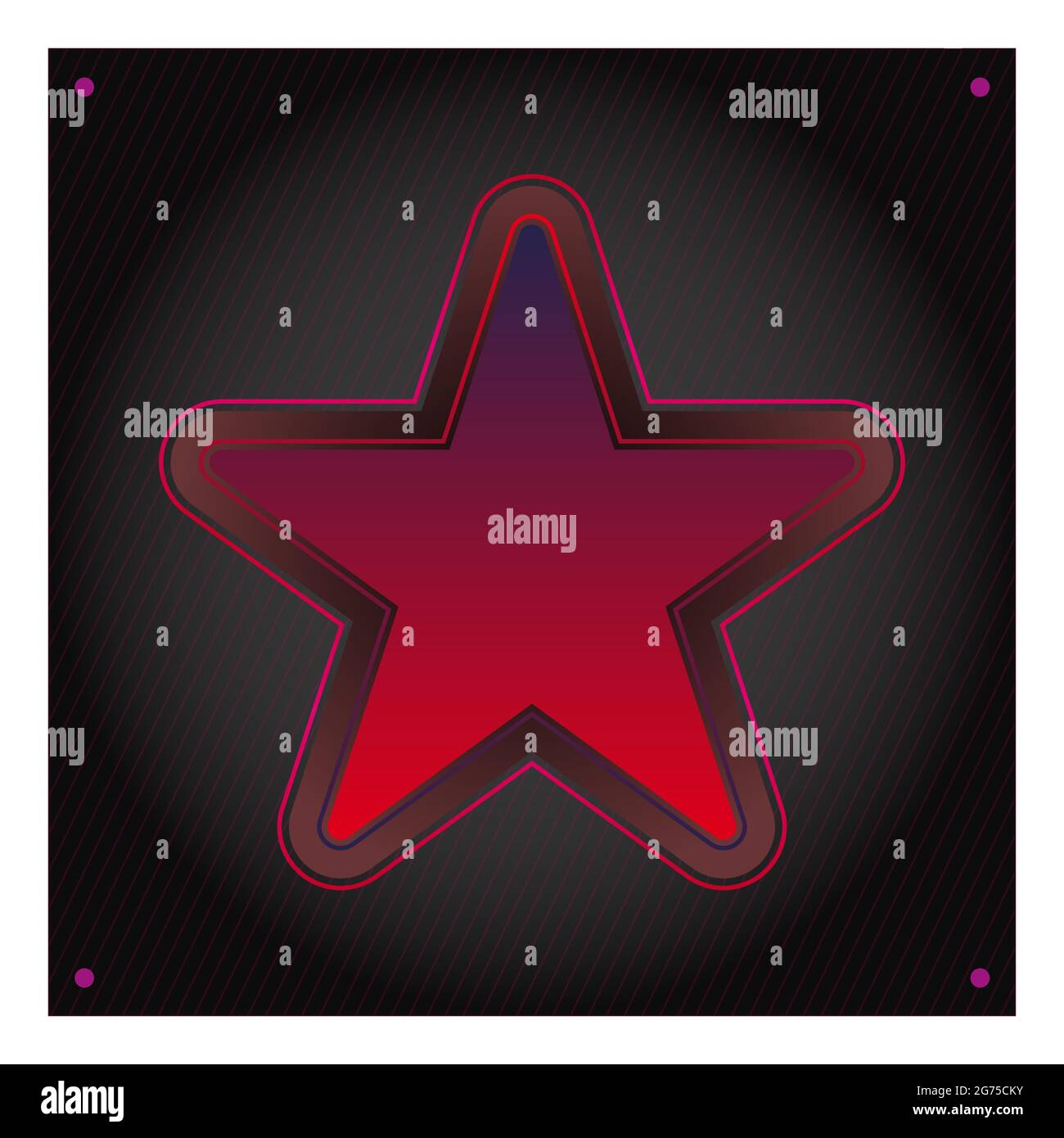 Vectorized star sign on a black background Stock Vector Image & Art - Alamy