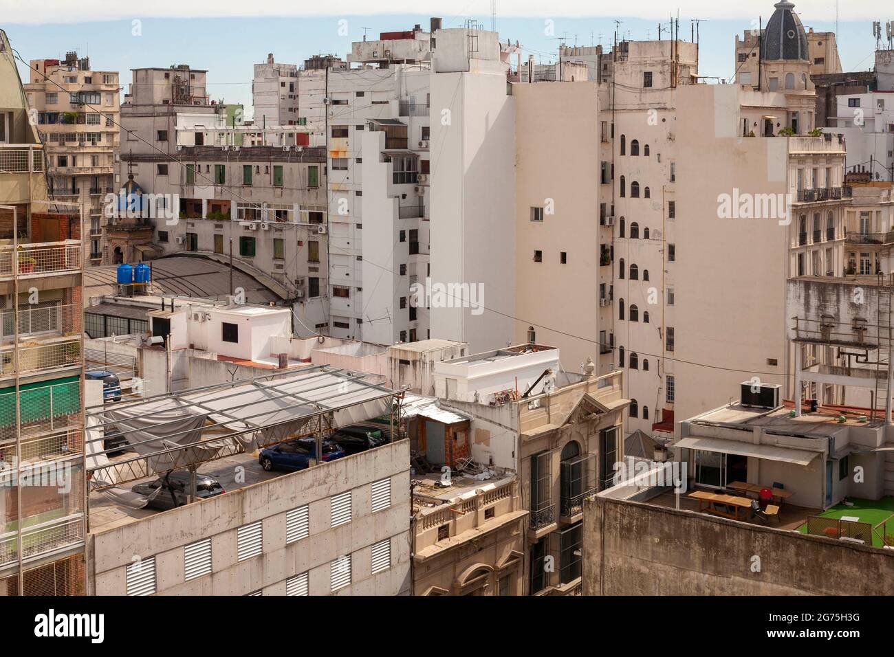 Old and new city View from above old buildings Buenos Aires Stock Photo ...