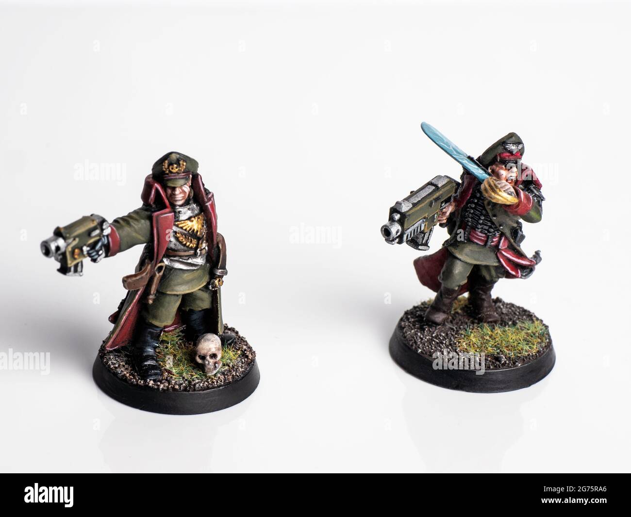 Warhammer 40k Imperial guards figures, figurines, wargame Stock Photo -  Alamy