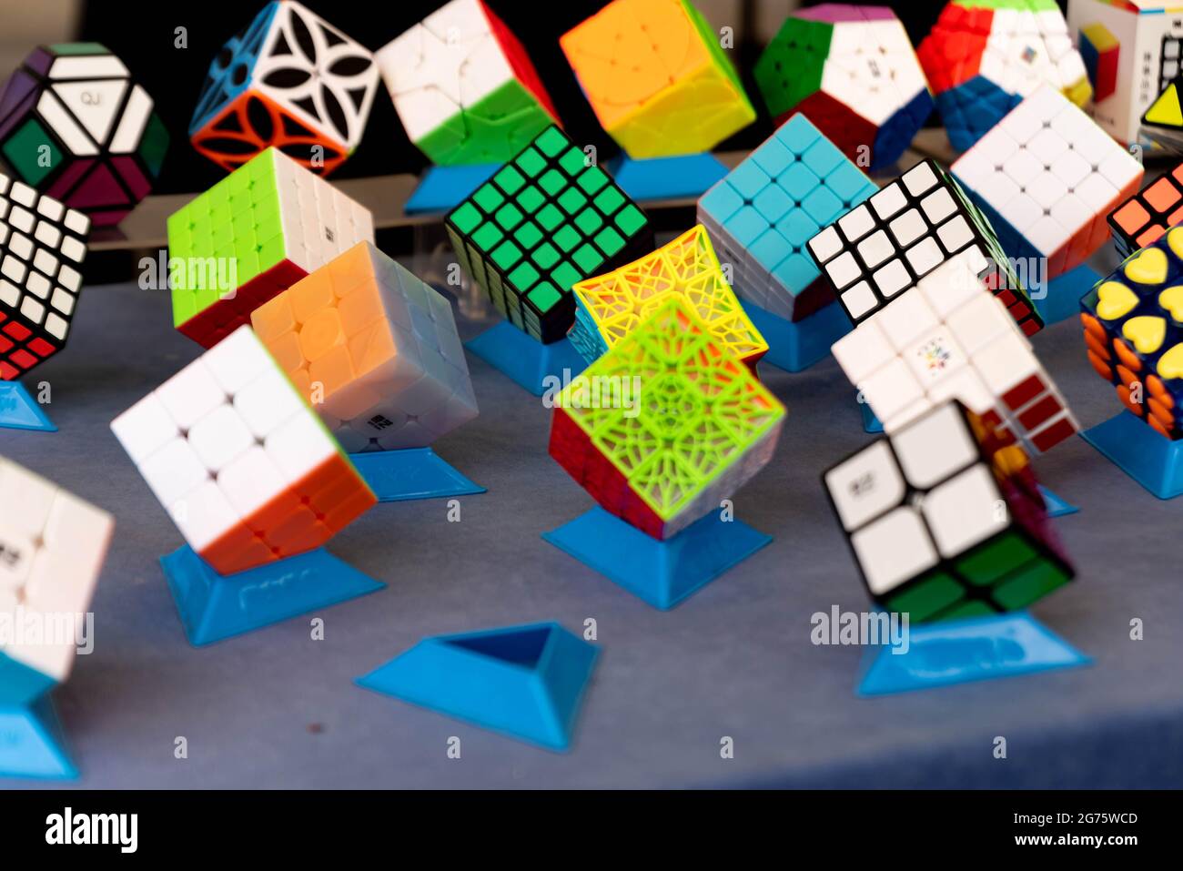 Many kinds of rubiks cube hi-res stock photography and images - Alamy