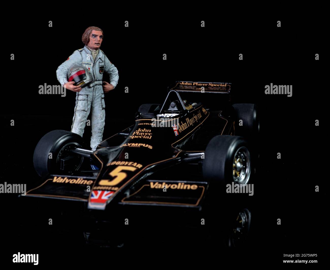 Lotus 1978-1979 F1 car Formula 1 model kit Tamiya Andretti Stock Photo -  Alamy