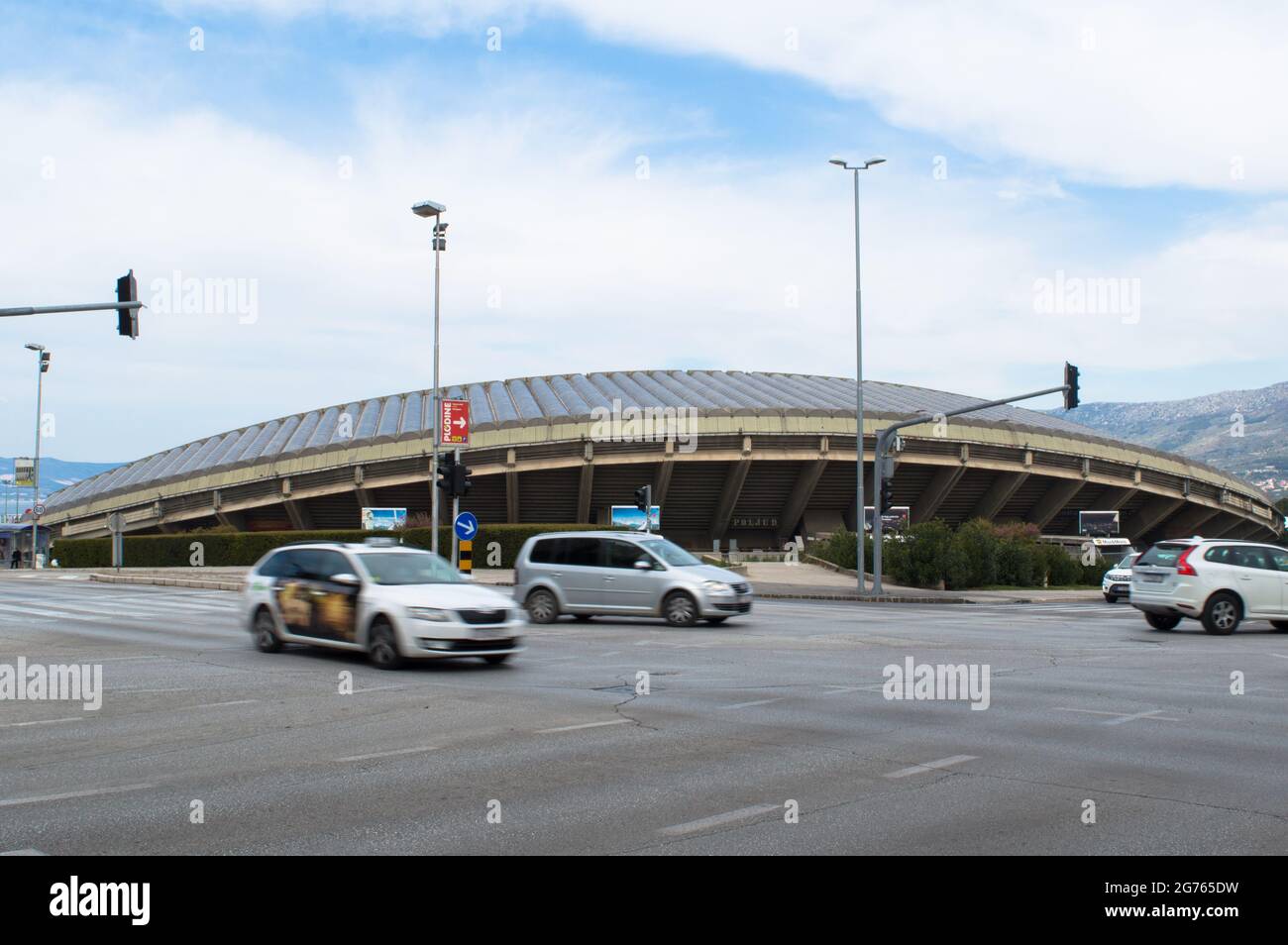 Stadium of Hajduk Split in Dalmatia, Split, Croatia. Hajduk Split stadium  is sports arena for football matches Stock Photo - Alamy