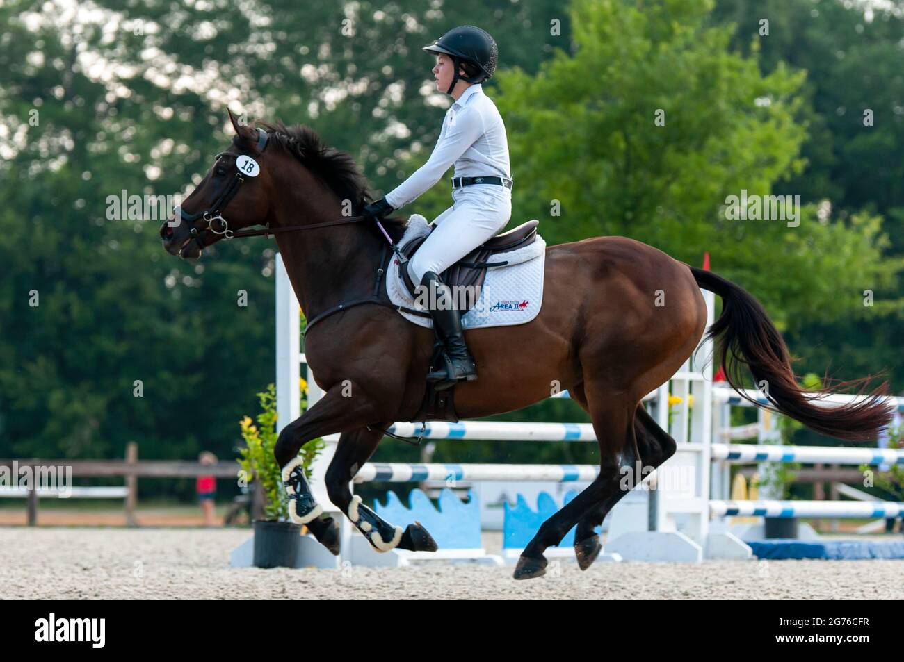 Raeford, North Carolina, USA. 11th July, 2021. MADISON CHISHOLM riding