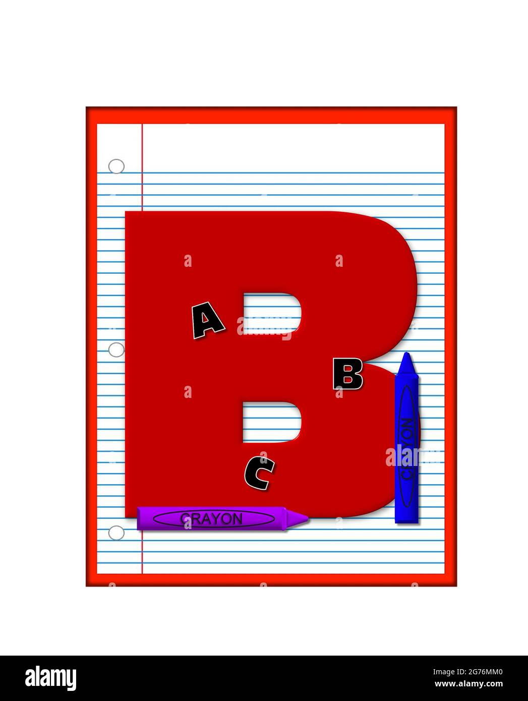 The letter B, in the alphabet set 
