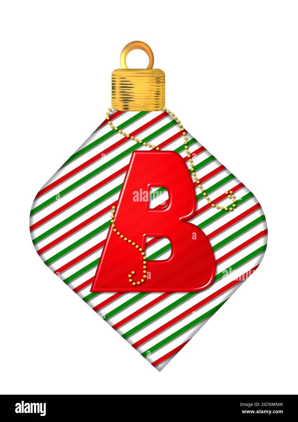 The letter B, in the alphabet set 