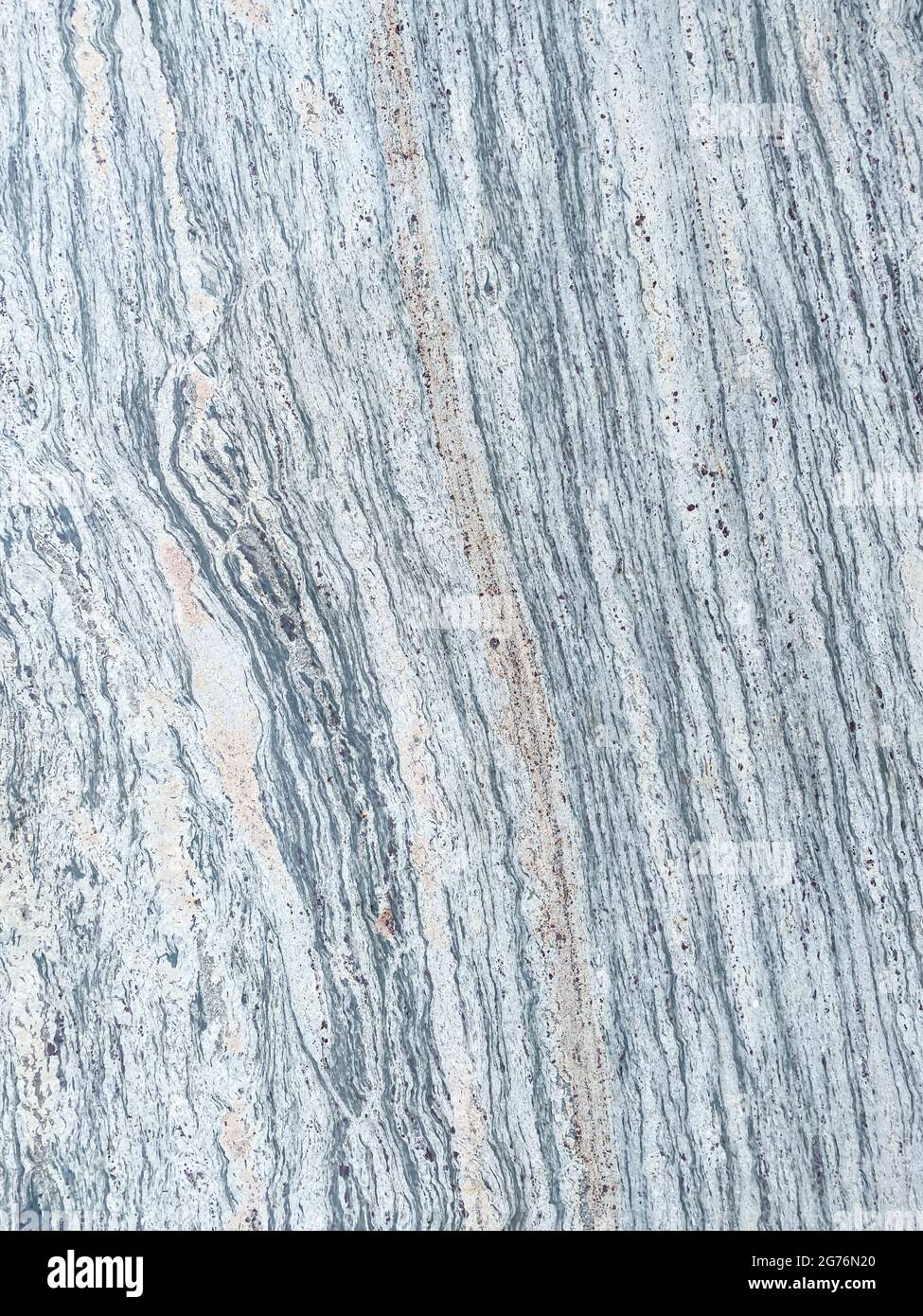 Full Frame blue gray marble patterned surface Stock Photo