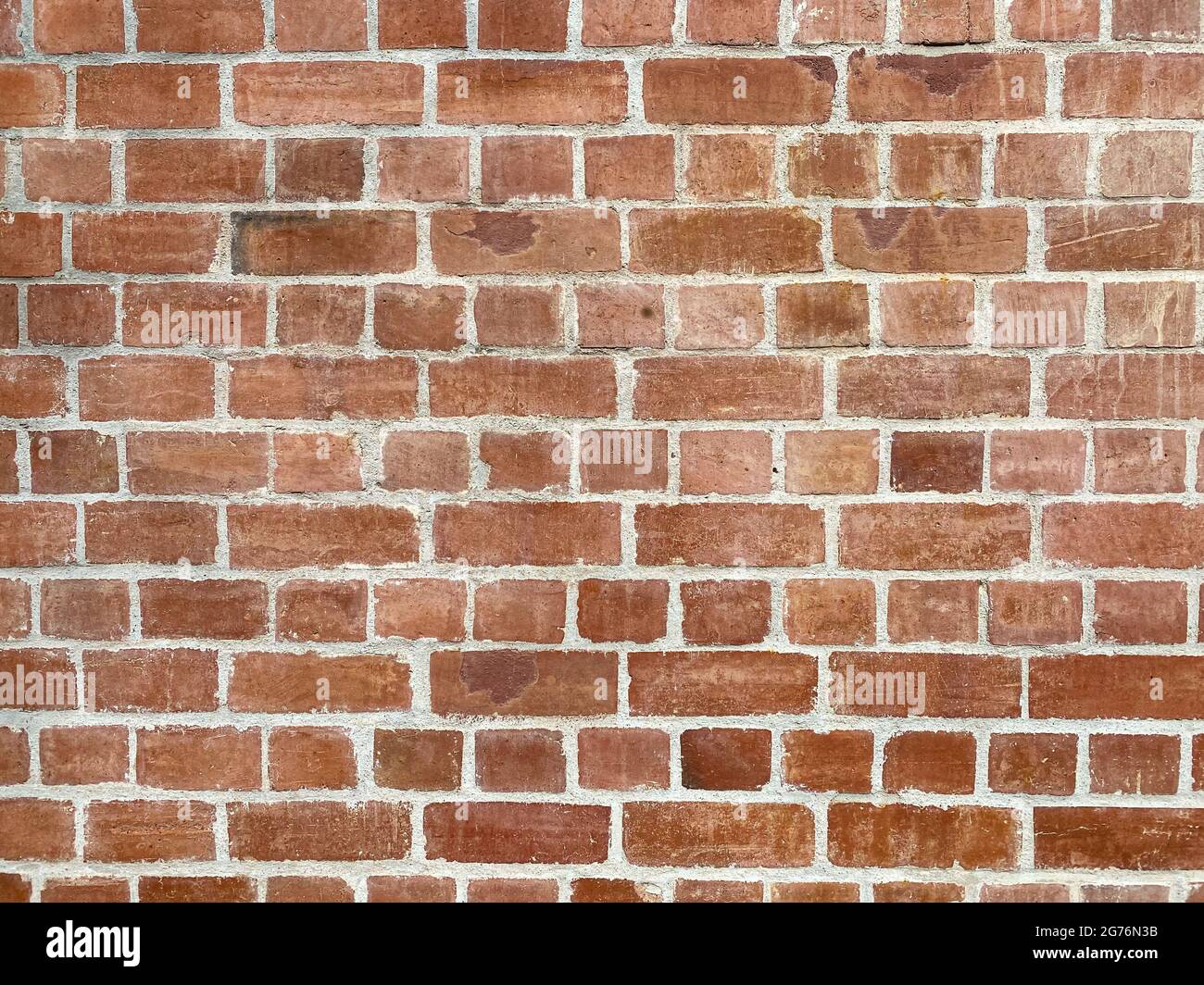 Full Frame Exposed Vintage Brick Wall Stock Photo