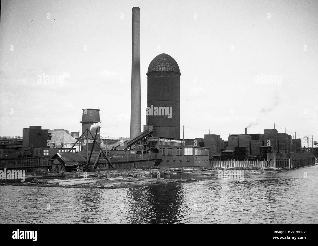 Seattle Cedar Lumber Company Mill, Seattle, Washington, 1934 Stock