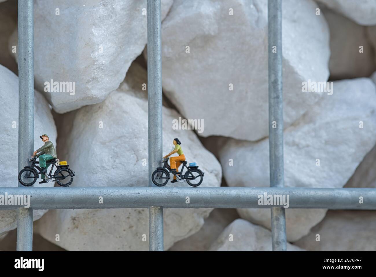Bicycle cage hi-res stock photography and images - Alamy