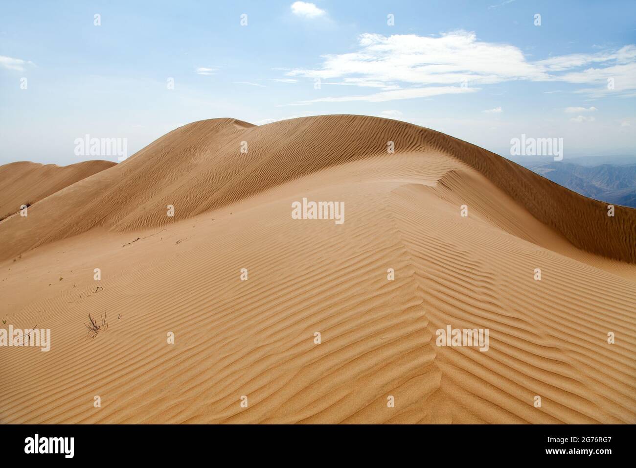 Cerro Blanco sand dune, the highest dunes on the world located near