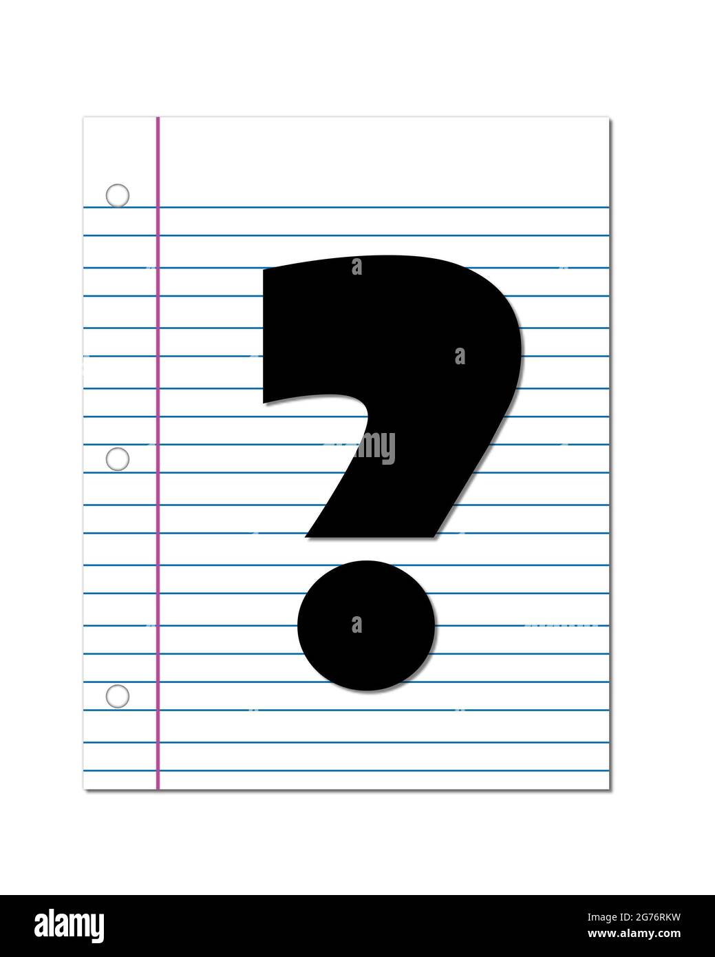 Question mark, in the alphabet set