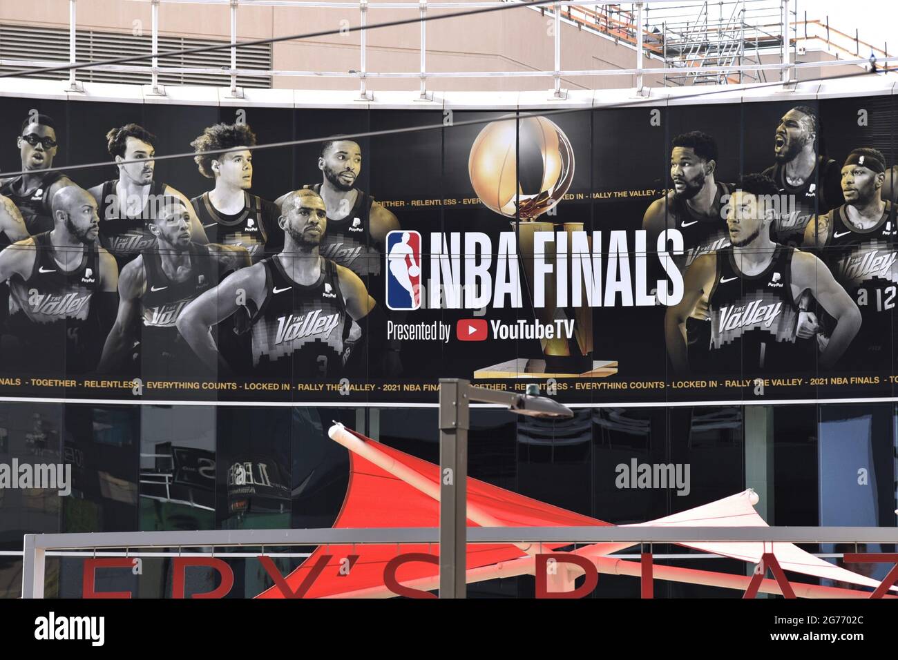 Phoenix Suns Basketball Team images at Footprint Arena in downtown