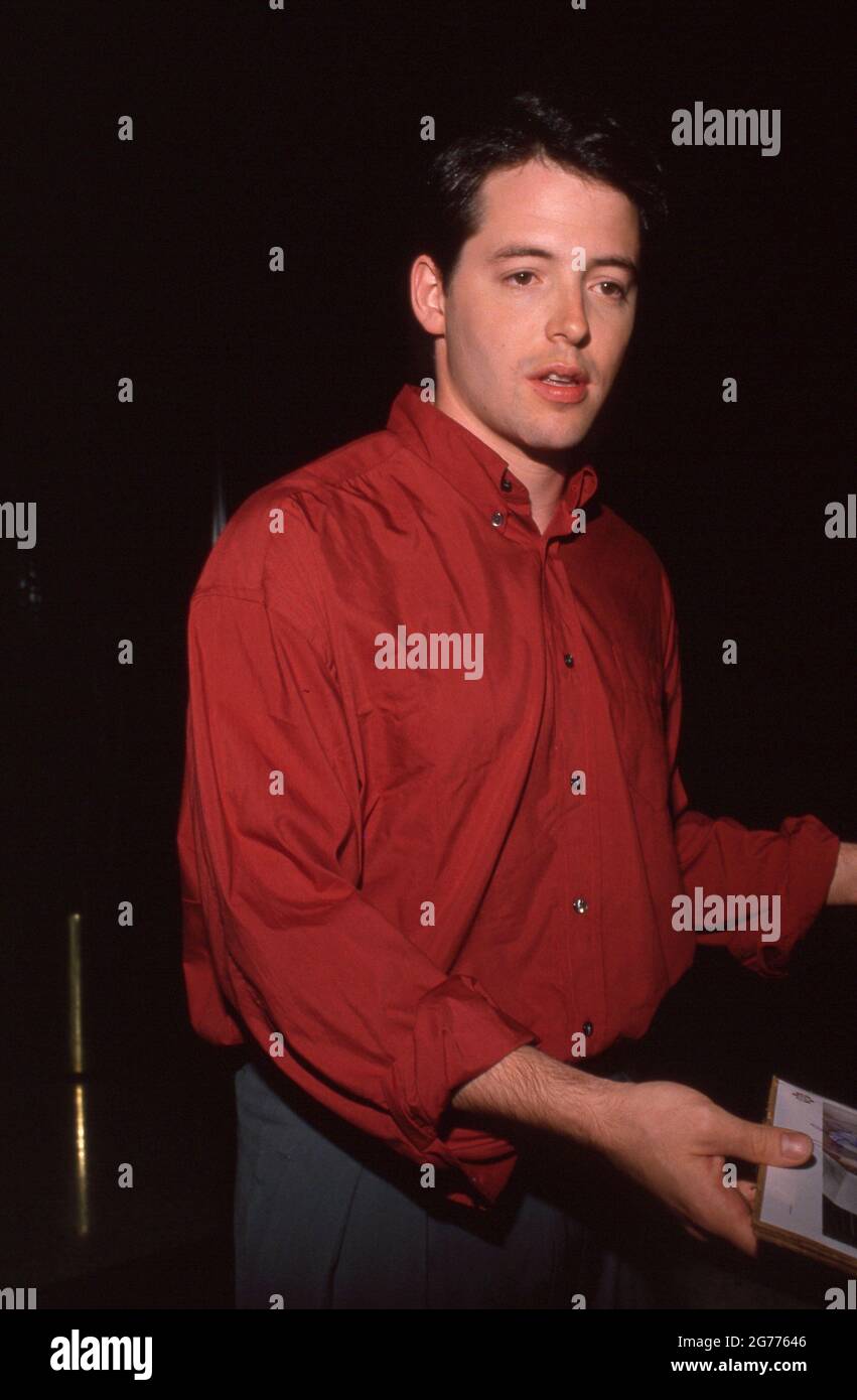 Matthew Broderick Circa 1980's Credit: Ralph Dominguez/MediaPunch Stock ...