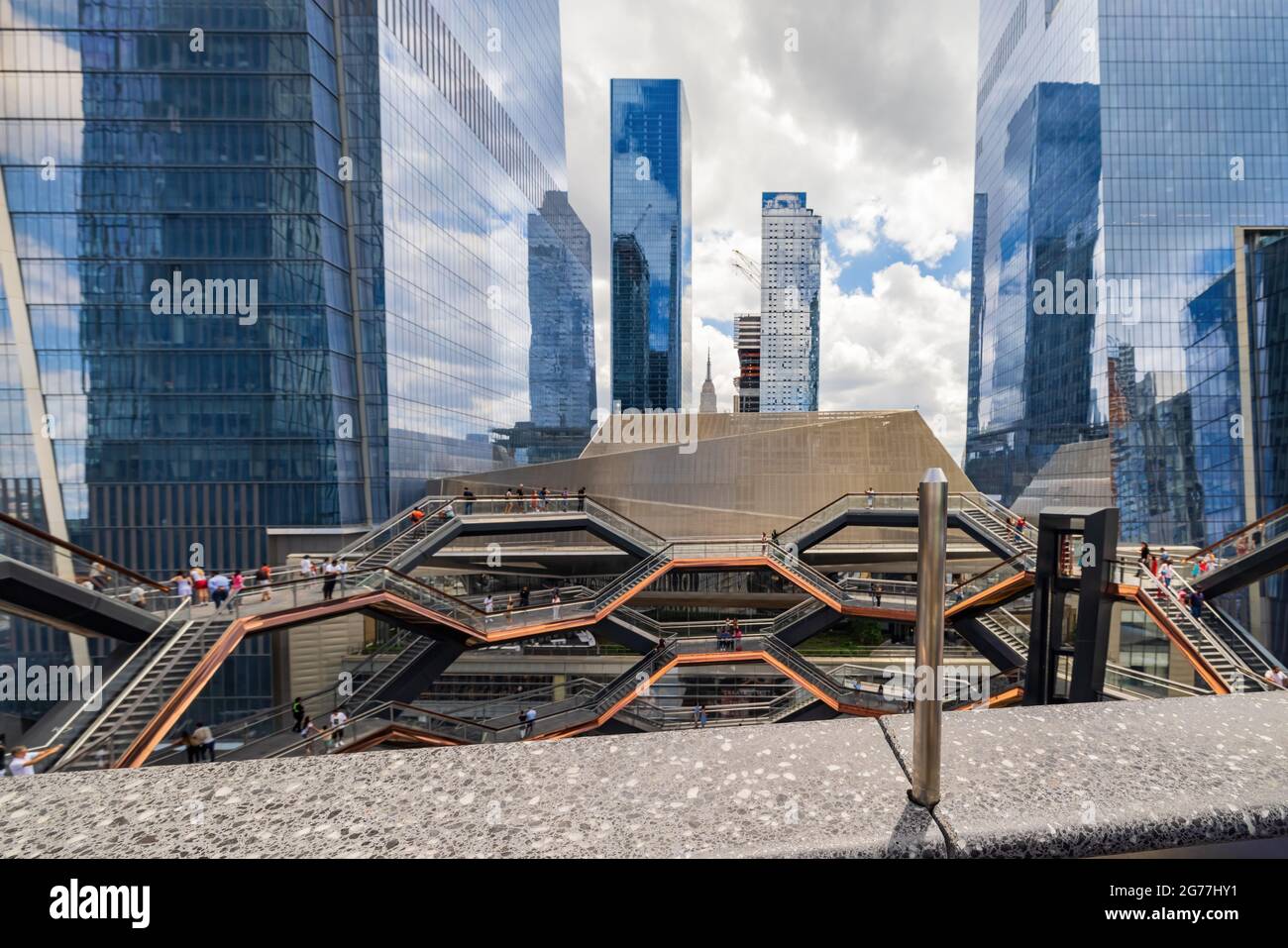 New York, JUL 4, 2021 Close up shot of a Lightning Conductor of the