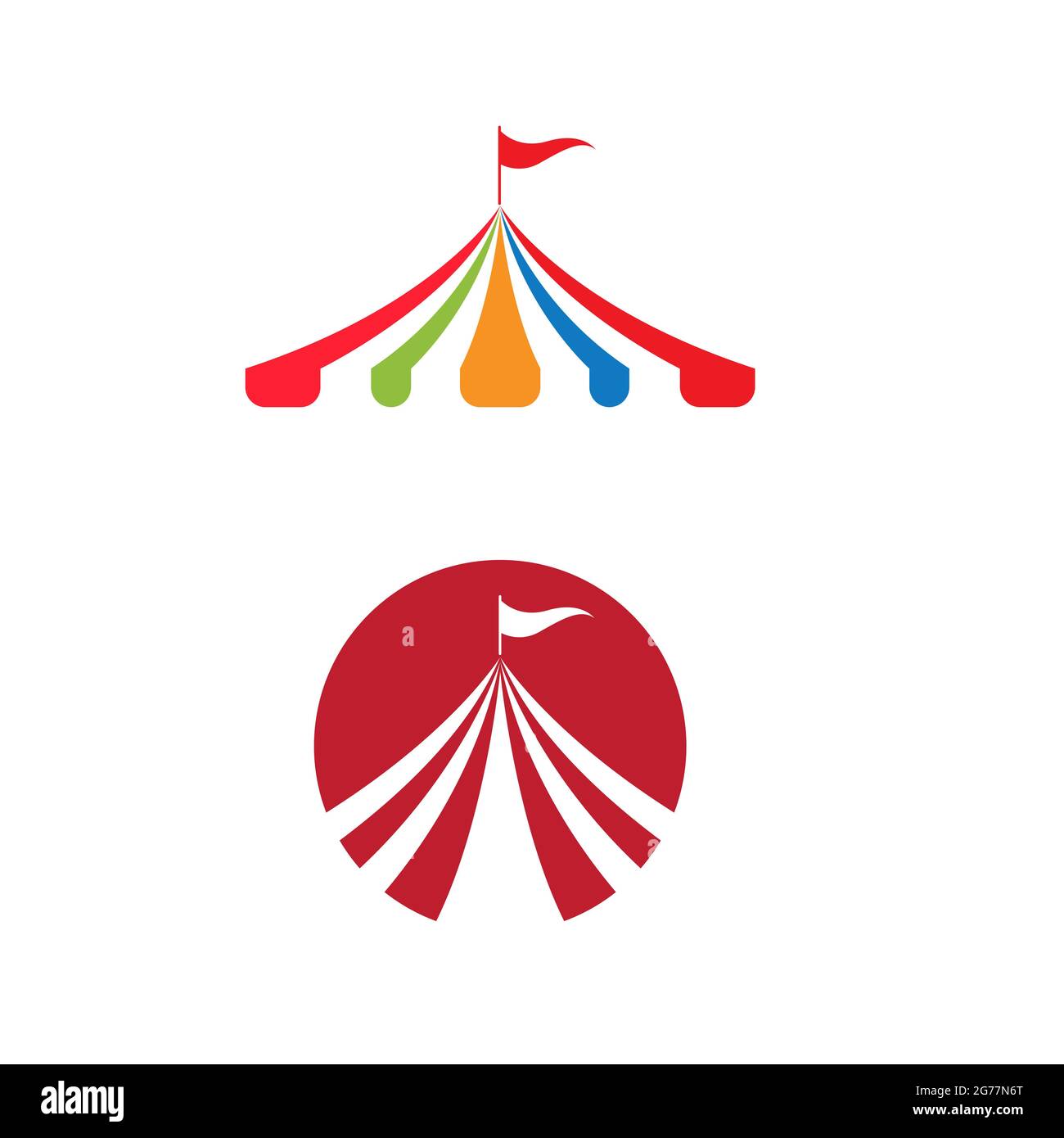 Circus element vector illustration design template Stock Vector Image ...