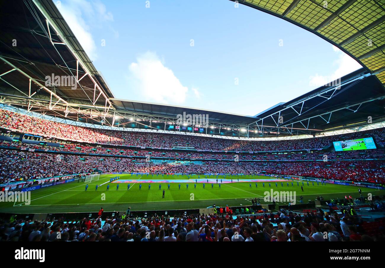 WEMBLEY STADIUM, ENGLAND V DENMARK, 2021 Stock Photo - Alamy
