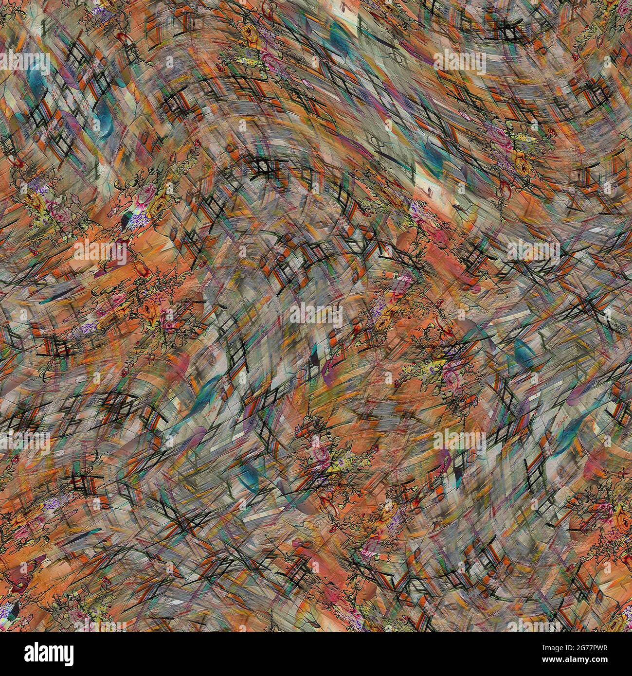 Digital Abstract Pattern and colourful background Stock Photo - Alamy