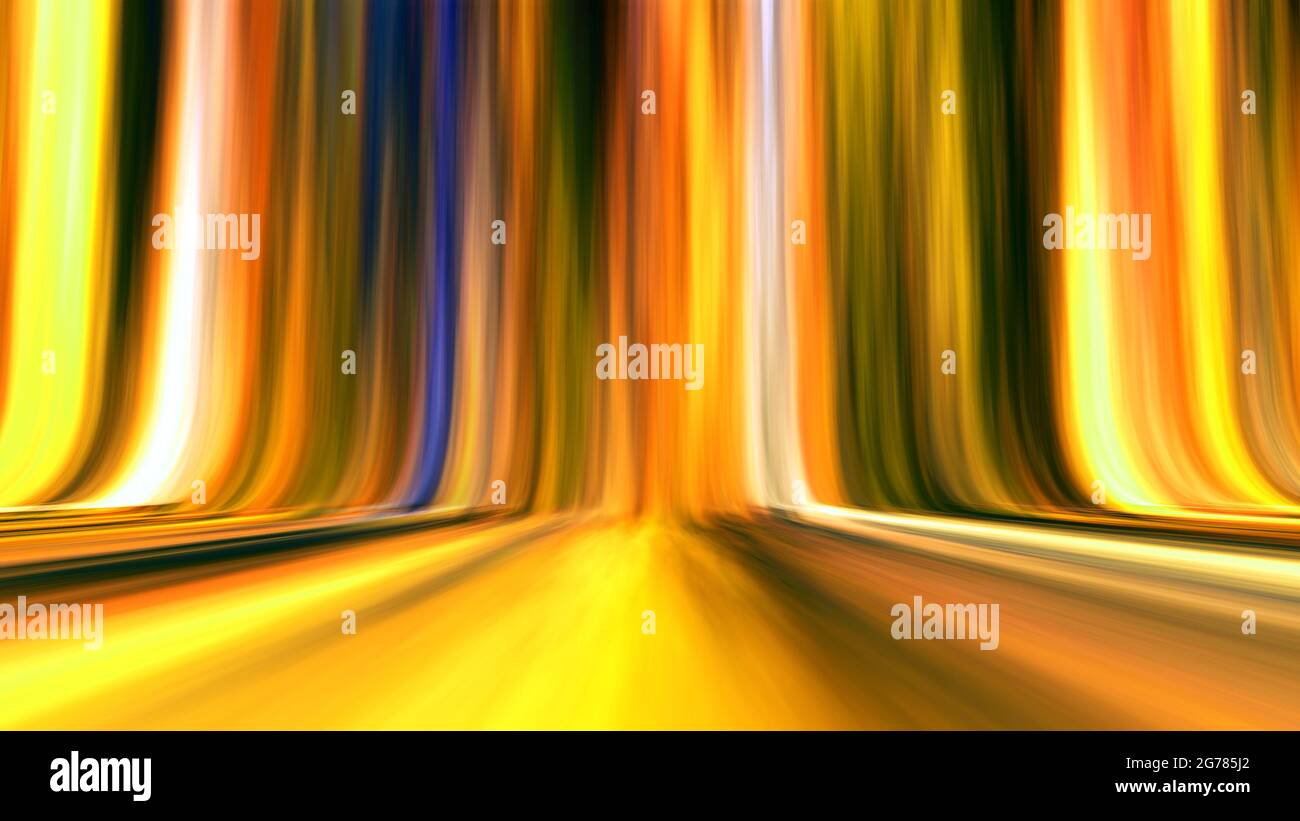 Gold line striped gradient abstract light background. Stock Photo