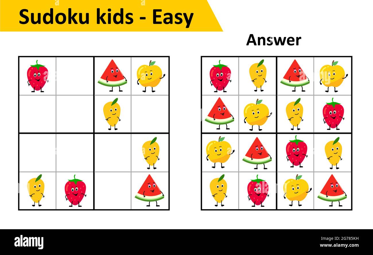 Kids Sudoku 4x4 - Easy 