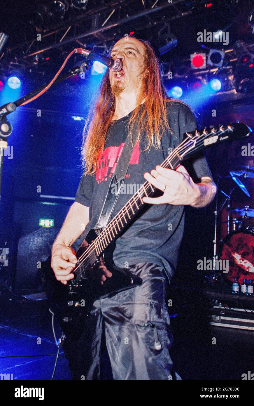 Strapping Young Lad performing live at the Mean Fiddler 2, 20th March 2003,  London, England, united Kingdom Stock Photo - Alamy
