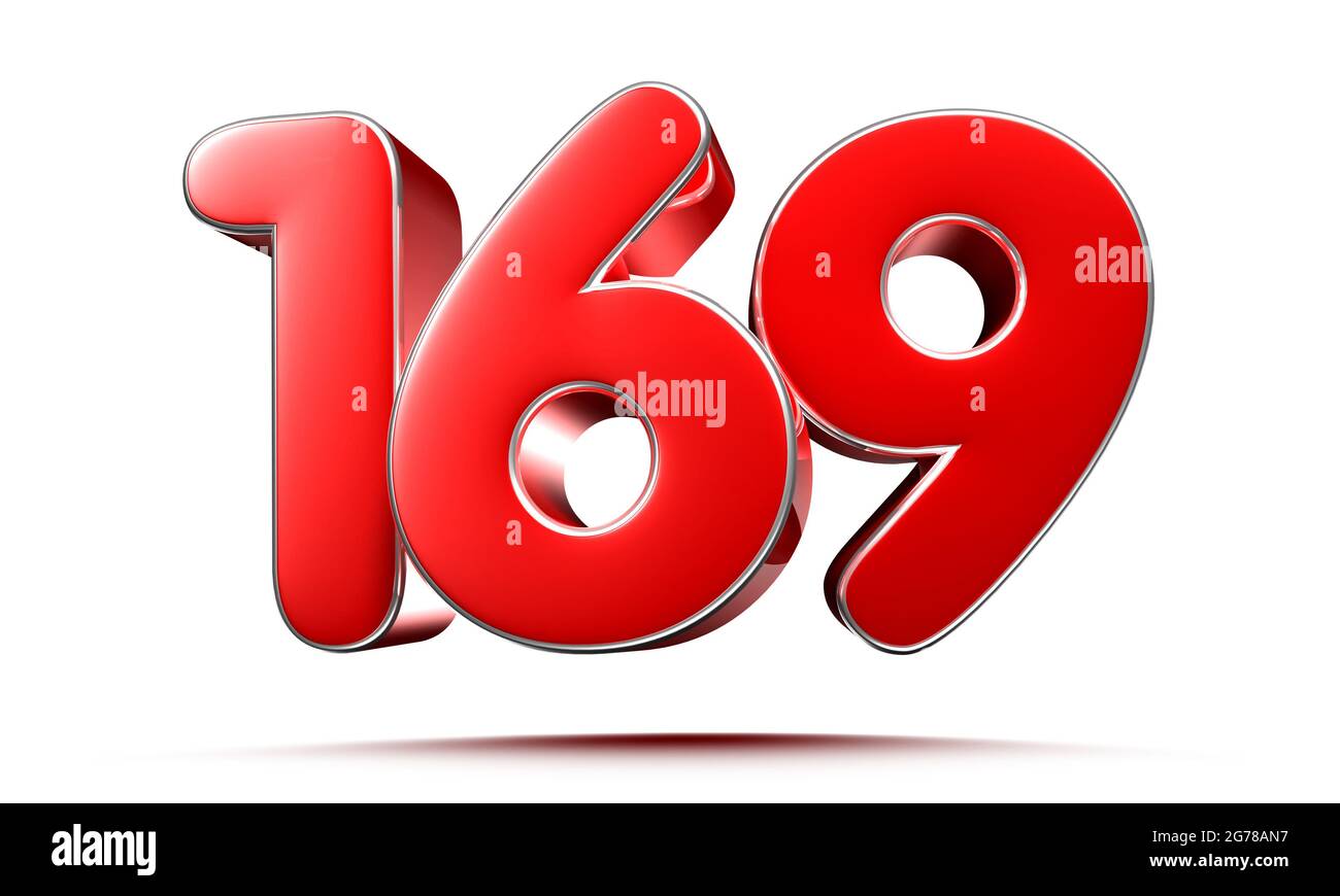 3d number 169 hi-res stock photography and images - Alamy