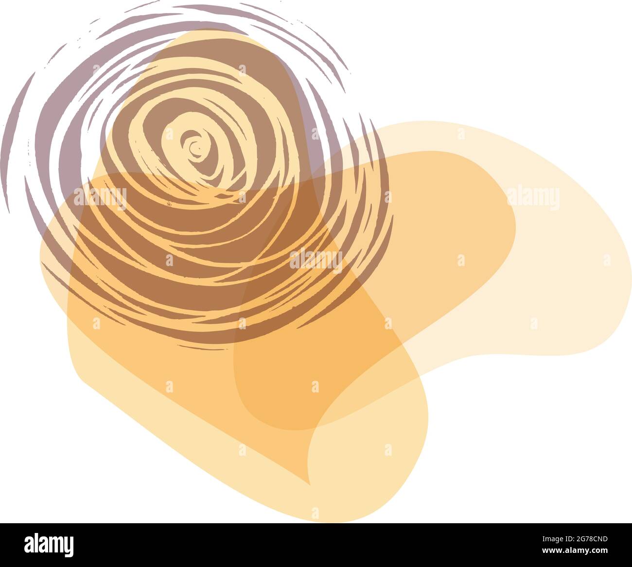 simple flower abstract vector Stock Vector