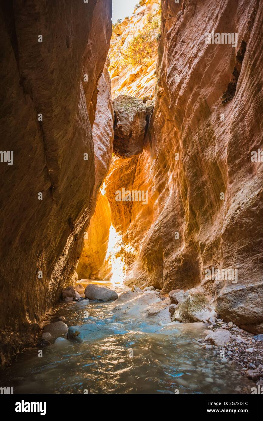 Avakas canyon, Cyprus Stock Photo