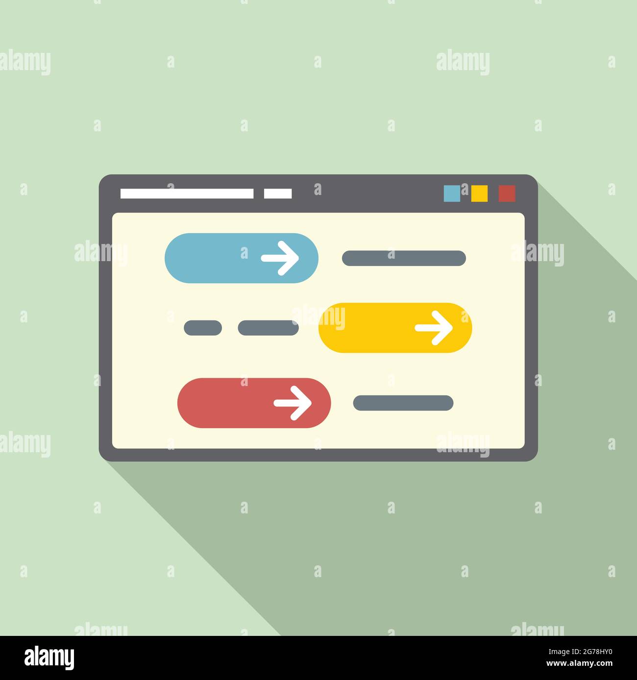 Kid programming icon flat vector. Computer classroom. School code ...