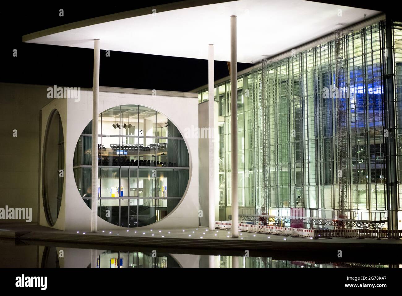Famous Government building Marie-Elisabeth-Lueders-Haus in Berlin - travel photography Stock Photo