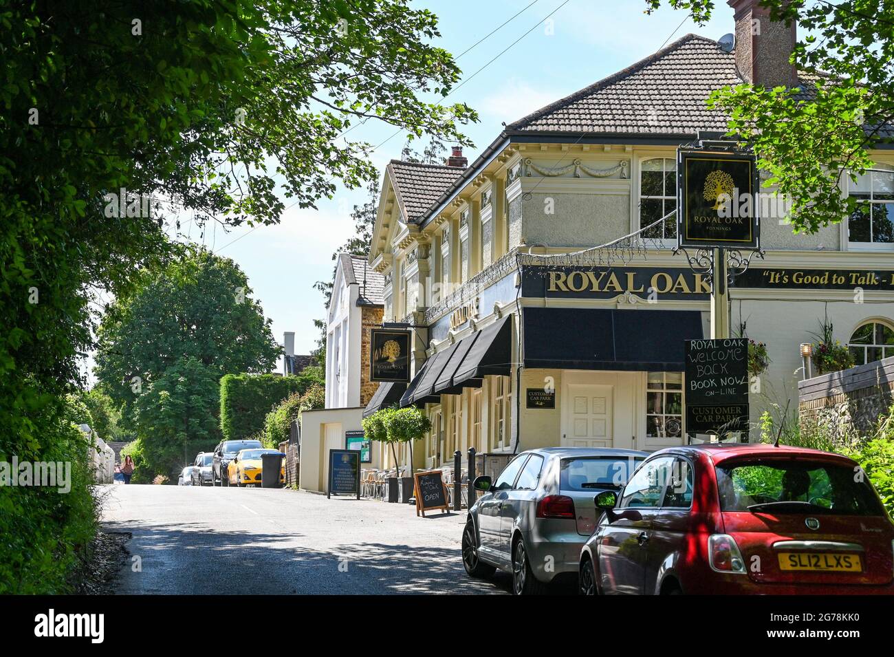 The Royal Oak country pub in Poynings near Devils Dyke Sussex England UK Stock Photo