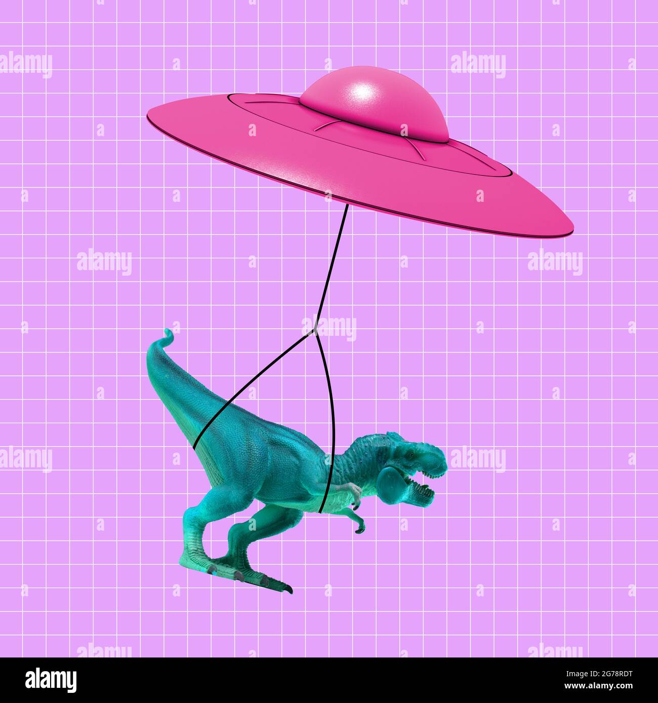 Retro flying saucer toy hi-res stock photography and images