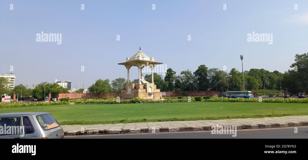 Statue circle is situated in Jaipur, Rajasthan, India Stock Photo Alamy
