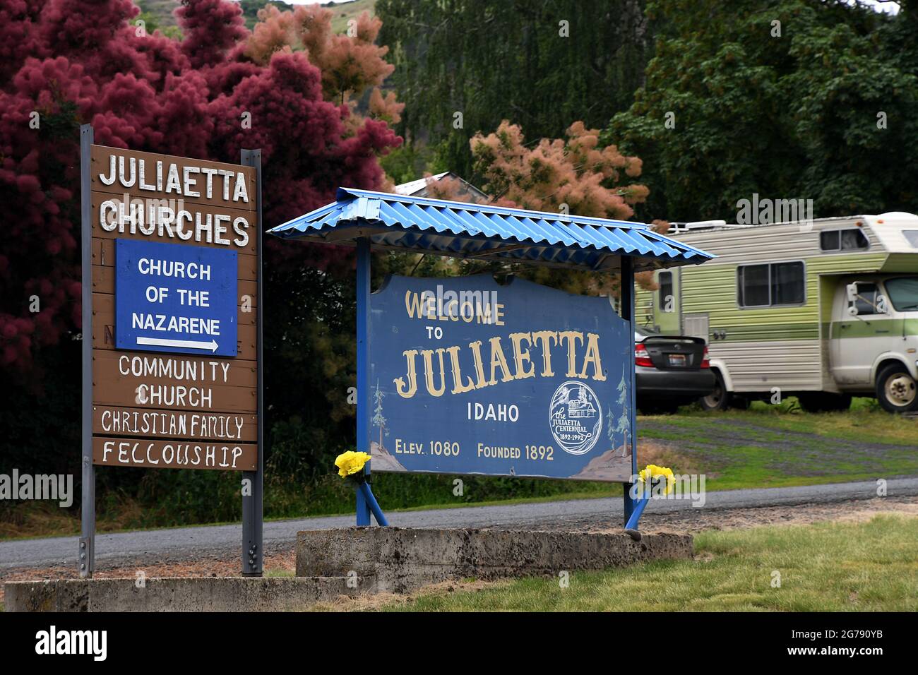 juliaetta /Latah county /Idaho Business and agriculture life in