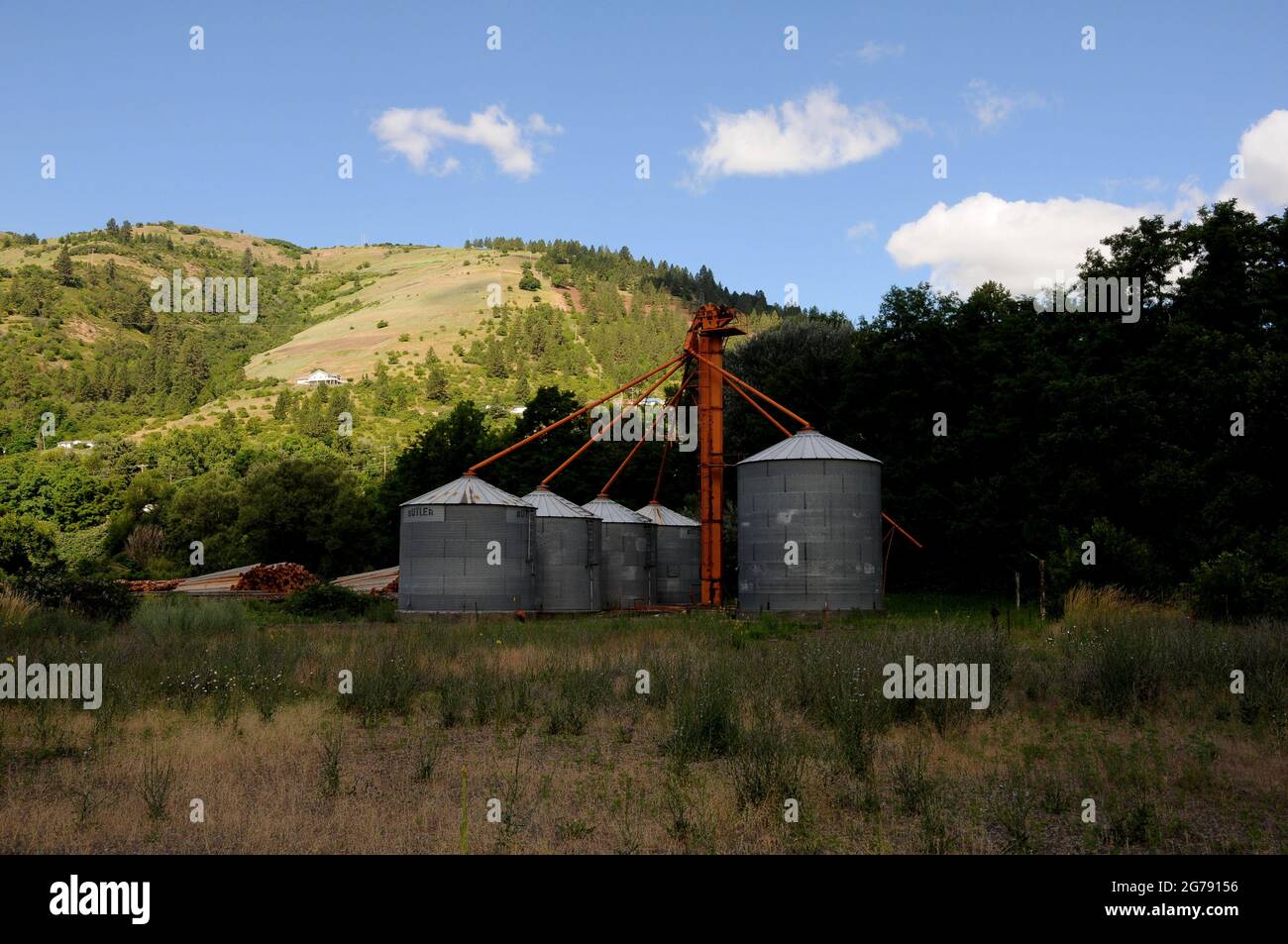 juliaetta /Latah county /Idaho Business and agriculture life in Julietta souning Latah county