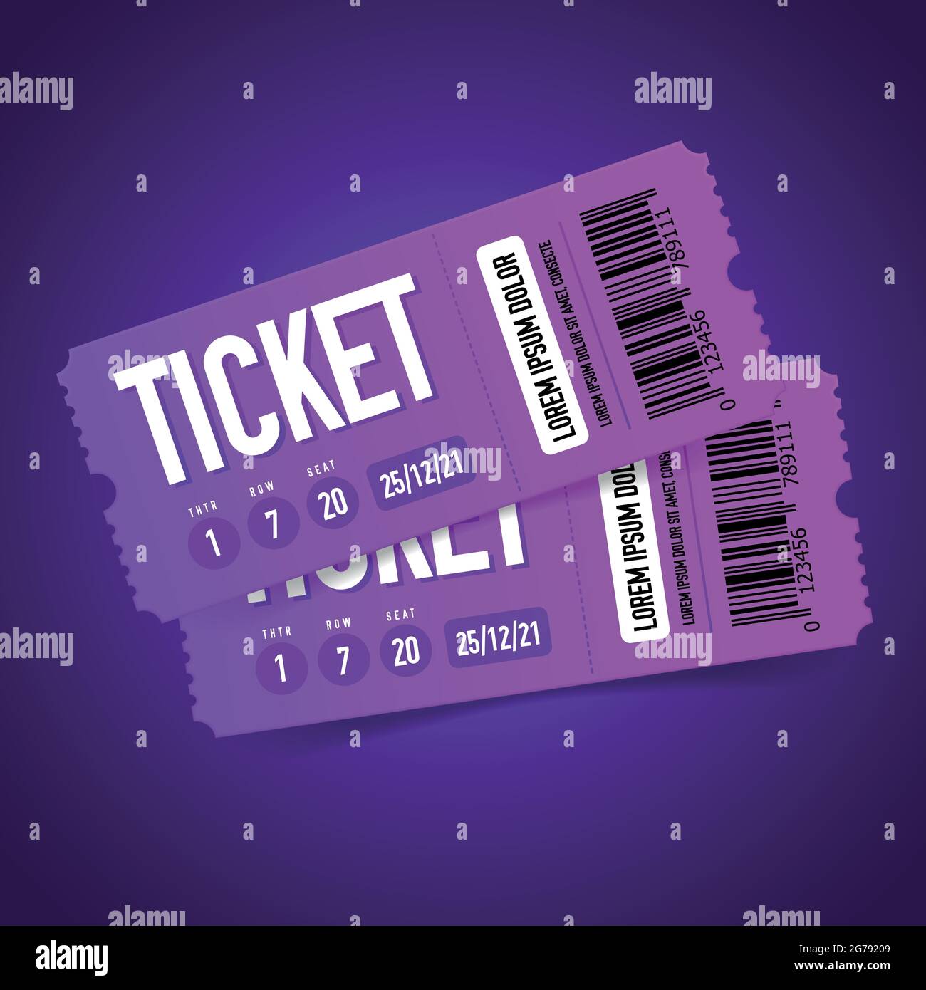 Coupons Stock Vector Images - Alamy