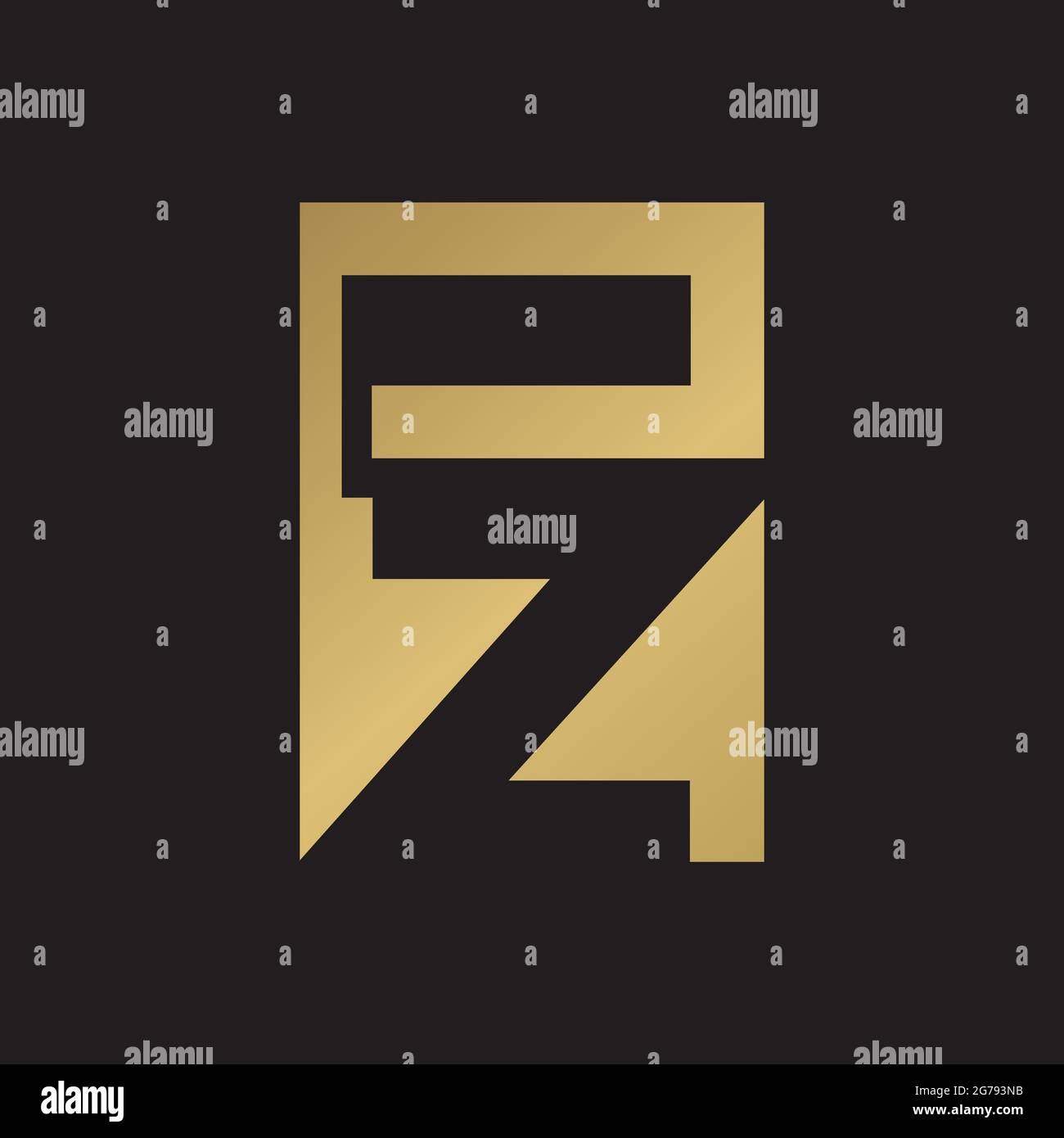 Alphabet Initials logo PZ, ZP, Z and P Stock Vector Image & Art - Alamy