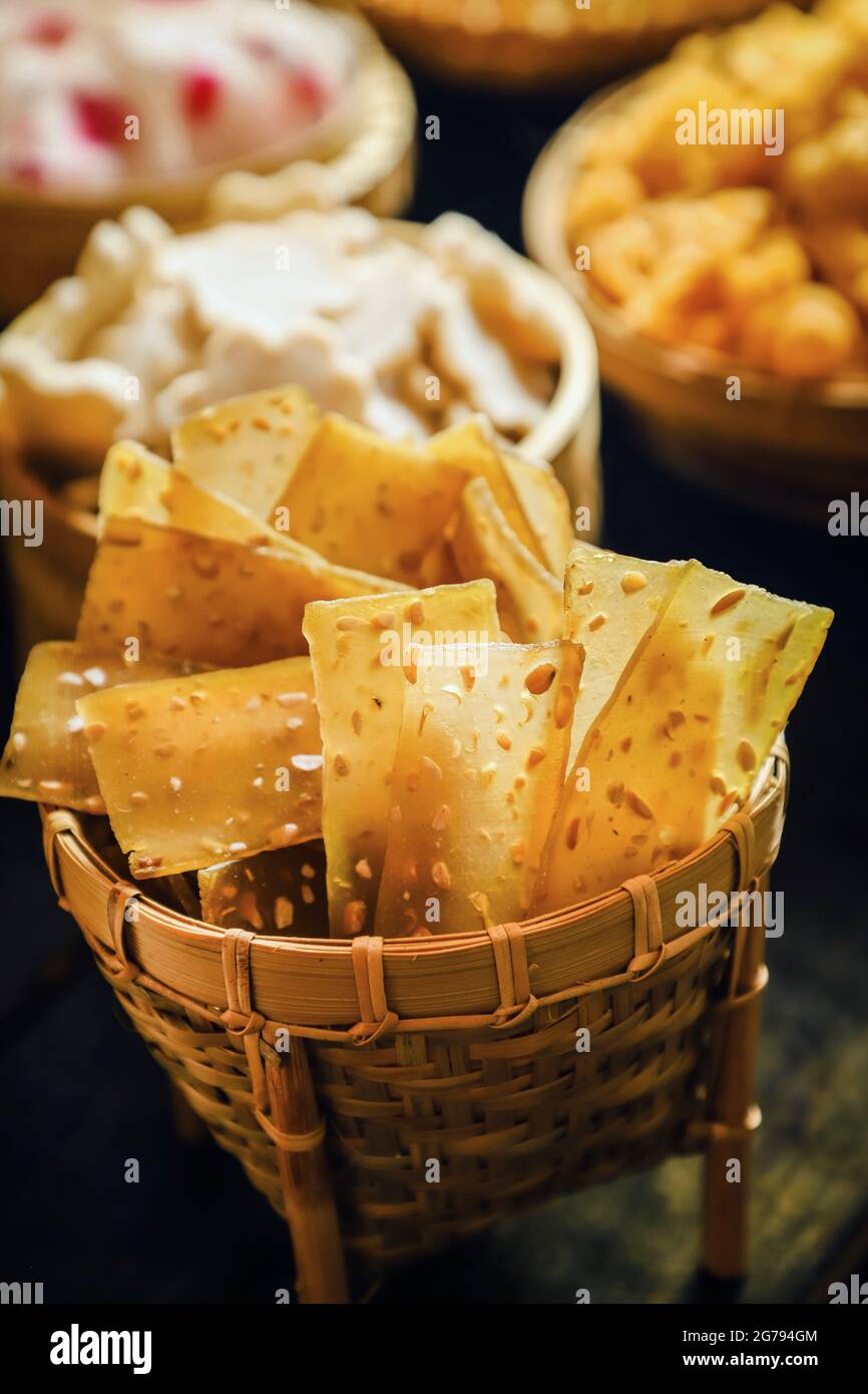 Tempeh food stall hires stock photography and images Alamy