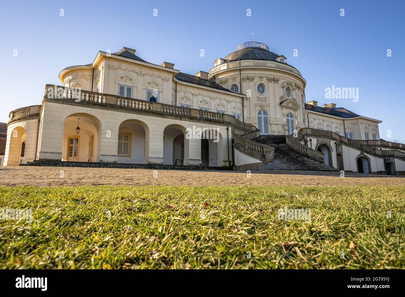 Europe, Germany, Baden-Wuerttemberg, Stuttgart, Gerlingen, autumn mood at Solitude Palace in Stuttgart Stock Photo